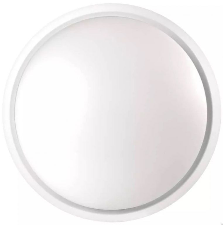 EMOS LED svietidlo prisadené kruhové, 14W, neutrálna biela, priemer 21,5cm, čierna/biela, bez senzoru