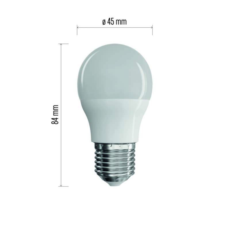 LED žiarovka Classic Mini Globe 7,3W E27 neutrálna biela foto2