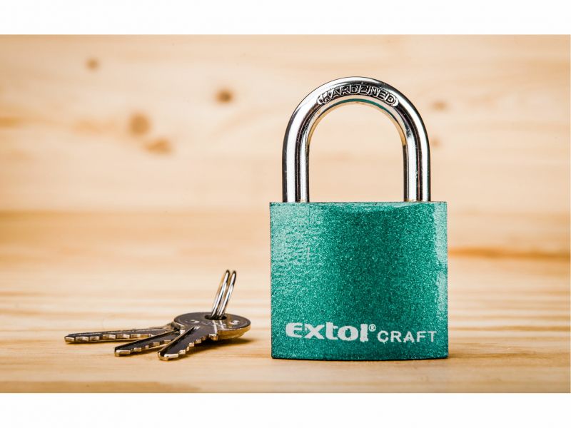 EXTOL CRAFT Zámok visiaci 32mm liatinový 3 kľúče