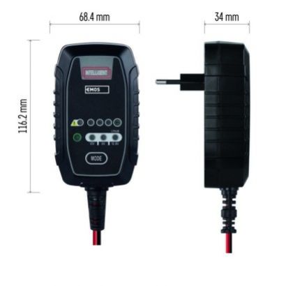 EMOS Nabíjačka autobat. N1015 6/12V 0,8A