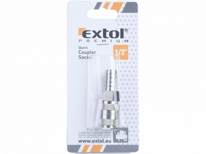 EXTOL PREMIUM Rychlospojka vzduch. 1/2" zasuvka pre hadicu