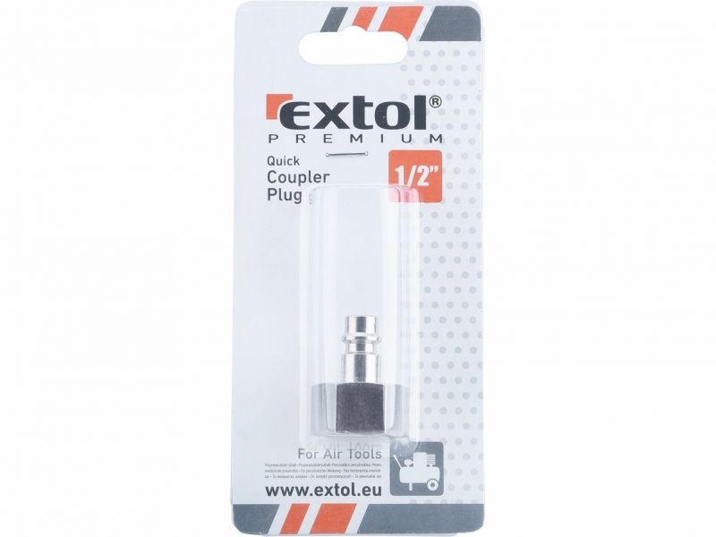 EXTOL PREMIUM Rychlospojka vzduch. 1/2" vsuvka s vnut. zavitom