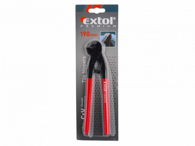 EXTOL PREMIUM Kliešte lámacie na obkladačky, 190mm