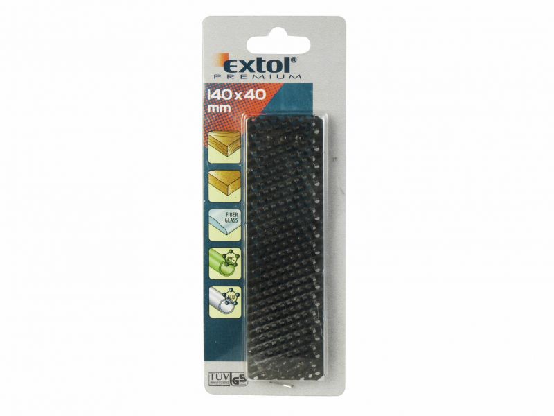 EXTOL PREMIUM Plátok náhradný pre rašpľu na sadrokartón 8847120, 140x40mm