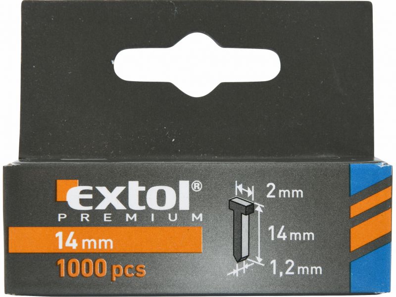 EXTOL PREMIUM Klince do spon.1,2mm vys.14mm 1000ks EXTOL