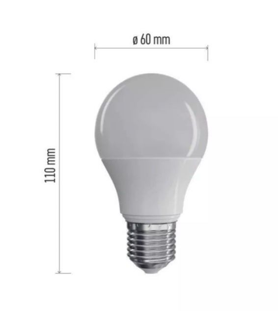LED žiarovka Classic A60 7,3W E27 teplá biela foto3