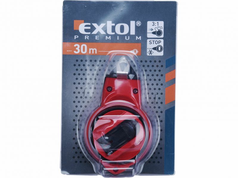 EXTOL PREMIUM Šnúra značkovacia 30m s rýchlonavíjaním