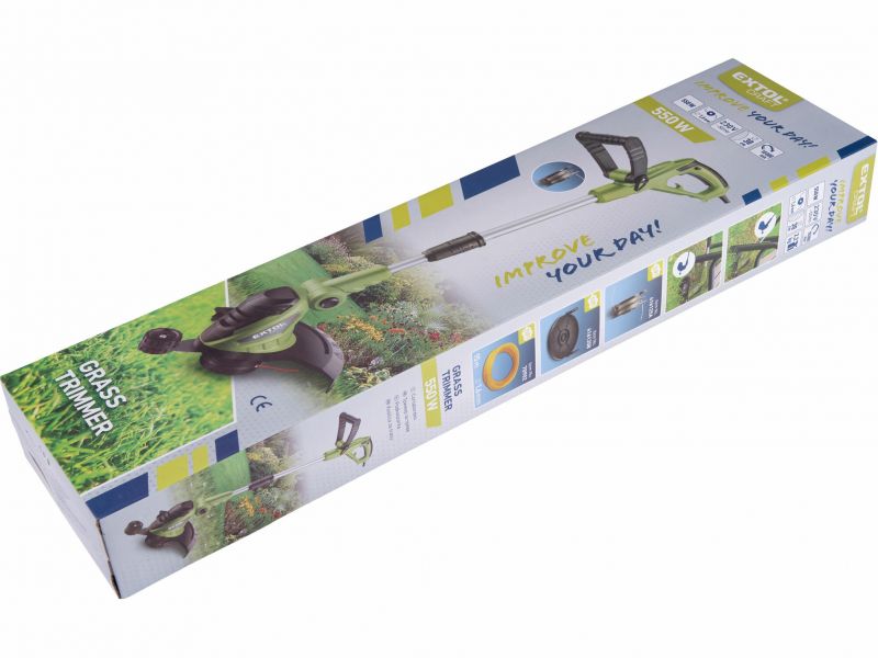 EXTOL CRAFT Kosačka strunová, príkon 550W, priemer sekania 30cm