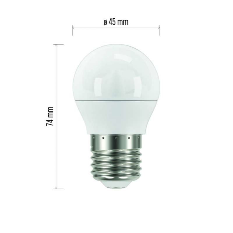 LED žiarovka Classic Mini Globe 5W E27 neutrálna biela foto3