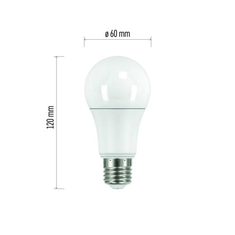 LED žiarovka Classic A60 10,7W E27 studená biela foto2