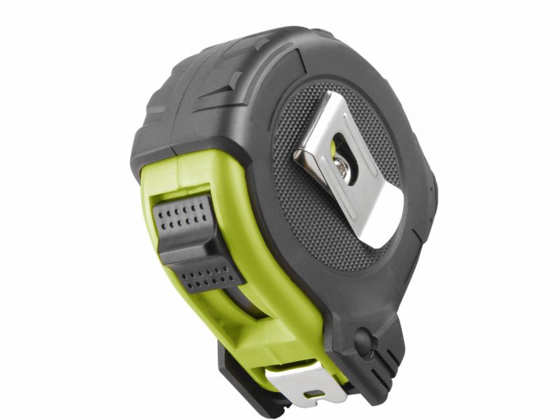 EXTOL CRAFT Meter zvinovací, pogumovaný, 1xbrzda, 5m, šírka pásu 19mm
