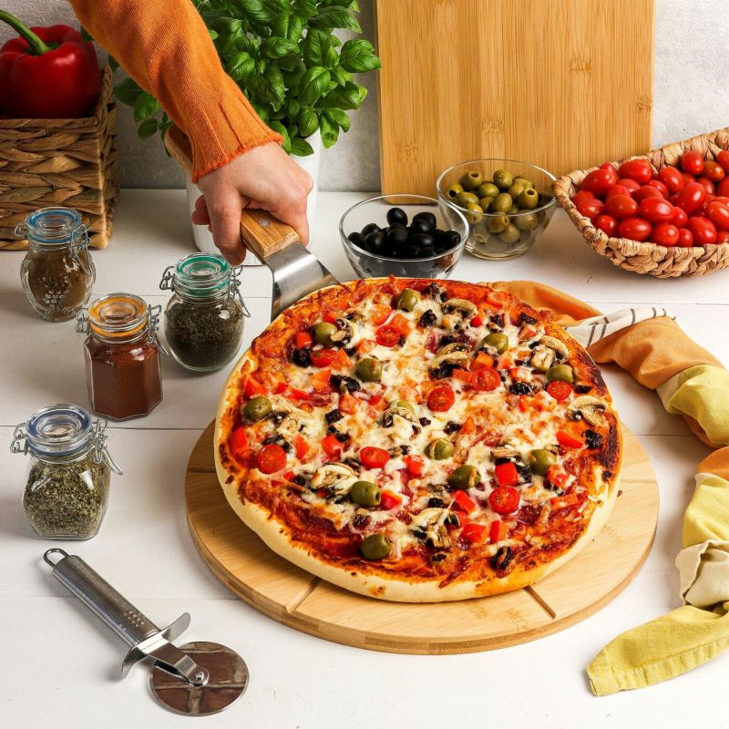 Kinekus Krájač na pizzu nerezový Paula 19 cm