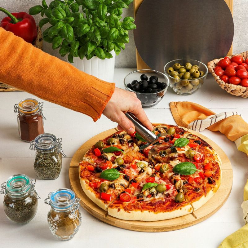 Kinekus Krájač na pizzu nerezový Paula 19 cm