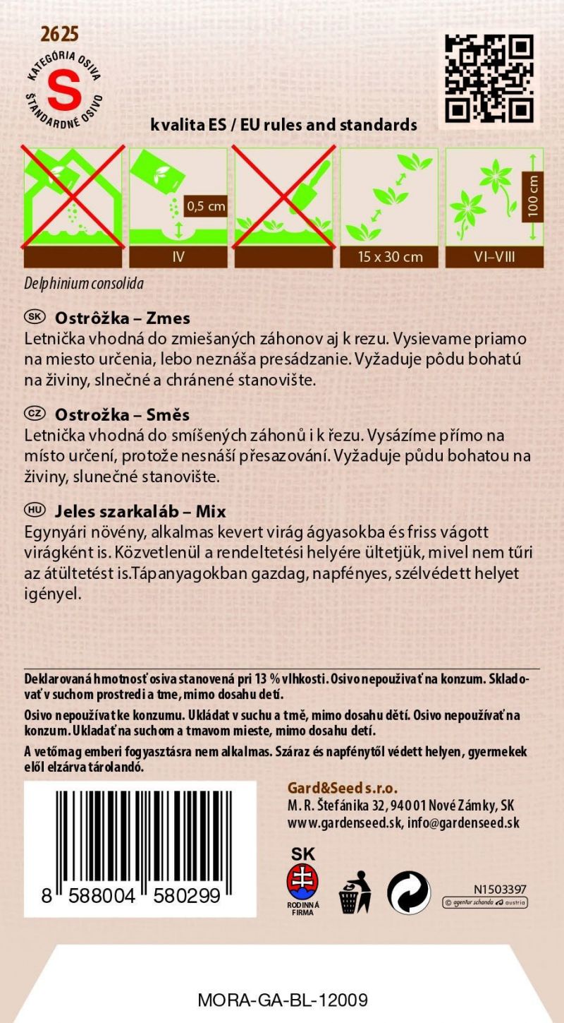 EXTOL CRAFT Ostrožka zmes
