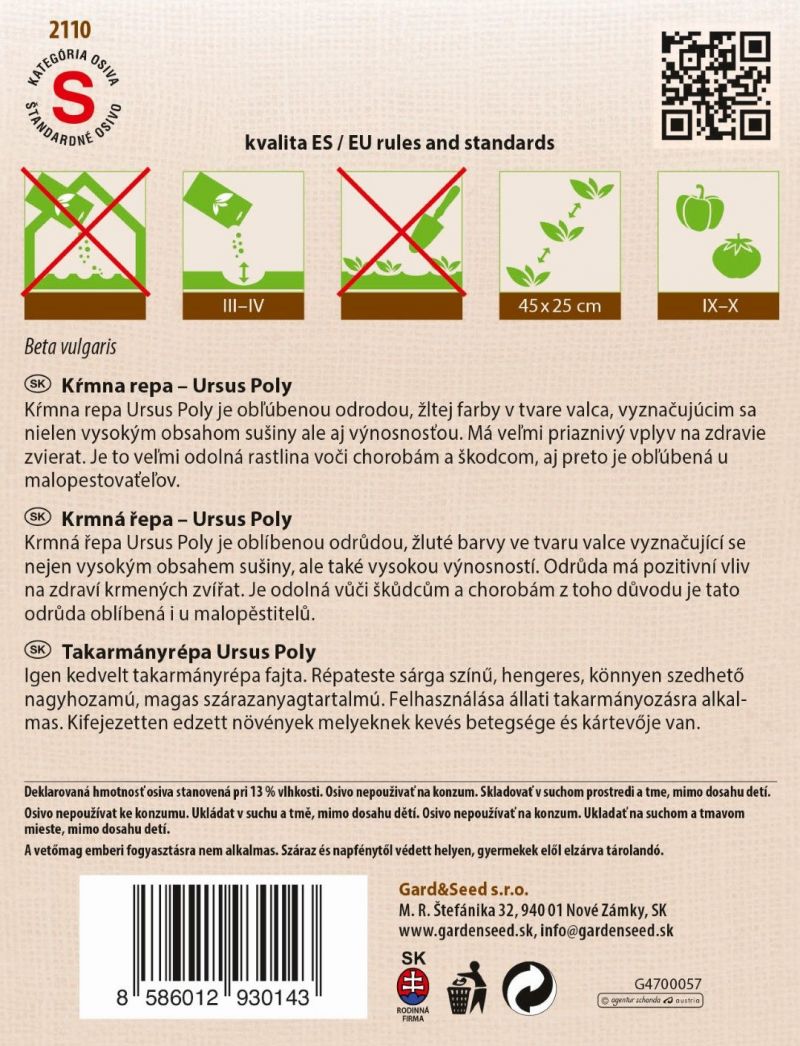 Kinekus Repa kŕmna 100g