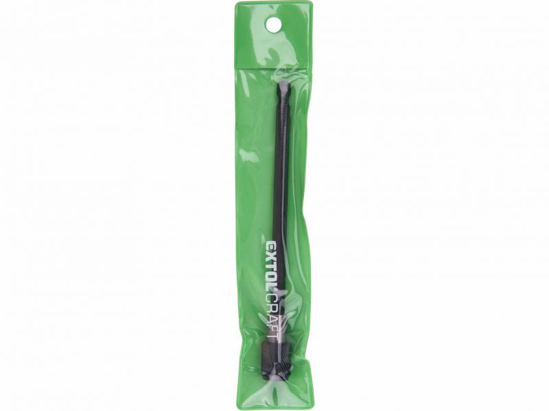 EXTOL CRAFT Nadstavec na bity magnetický, 1/4"x150mm, Fix-Clip
