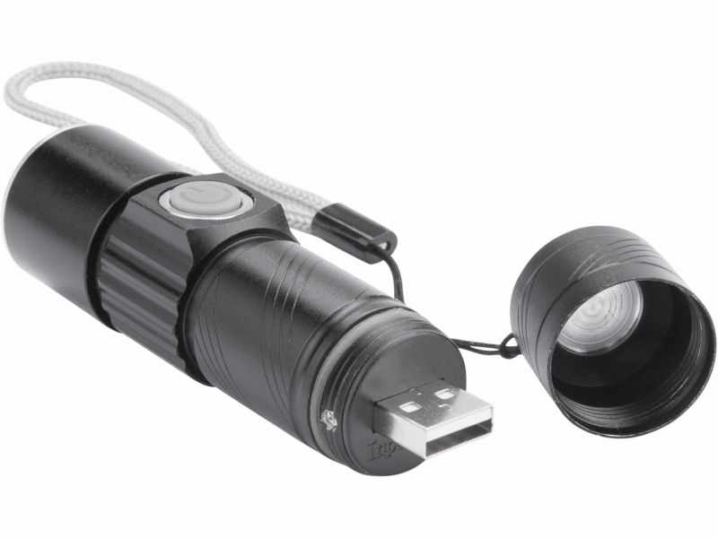 EXTOL LIGHT Svietidlo nabíjateľné 150lm, 3W XPE, 3,7V/450mAh, Lion