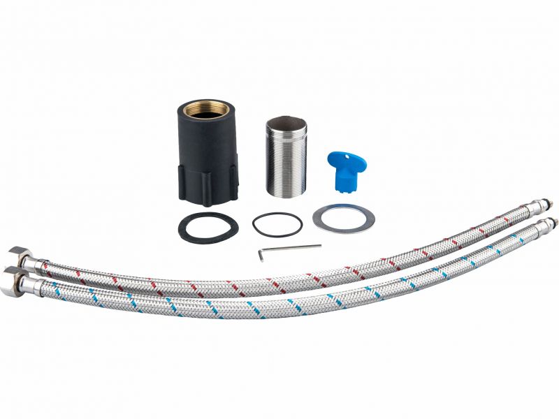 Kinekus Batéria stojánková, flexibilné rameno, 550mm, šedé , 35mm