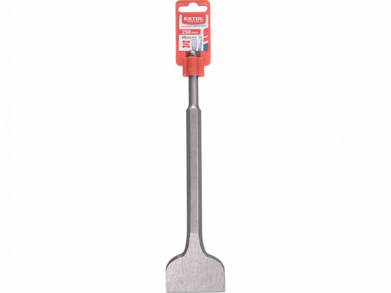 EXTOL PREMIUM Sekáč plochý SDS - plus, 250x60mm