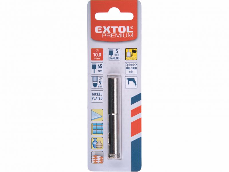 EXTOL PREMIUM Vrták korunkový diamantový, 10mm