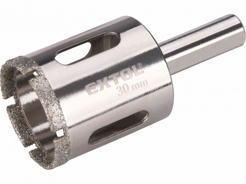 EXTOL PREMIUM Vrták korunkový diamantový, 30mm
