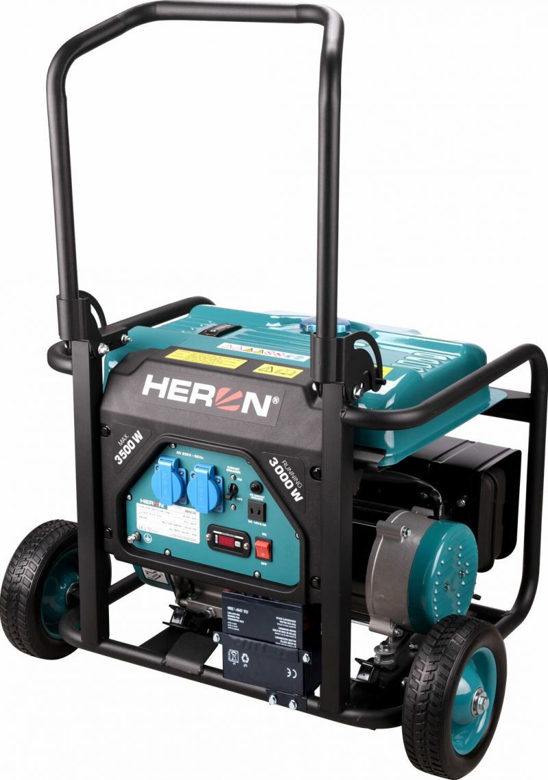 Elektrocentrála rámová benzínová, 230V, 3.5kW, 7,5HP El.štart