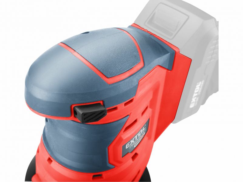 EXTOL PREMIUM Brúska excentrická akumulátorová Share20V, bez aku a nabíjačky, 125mm, suchý zips