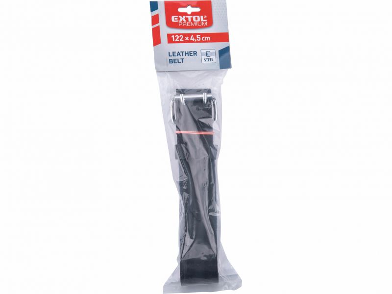 EXTOL PREMIUM Opasok kožený 122x4,5cm, kovová pracka