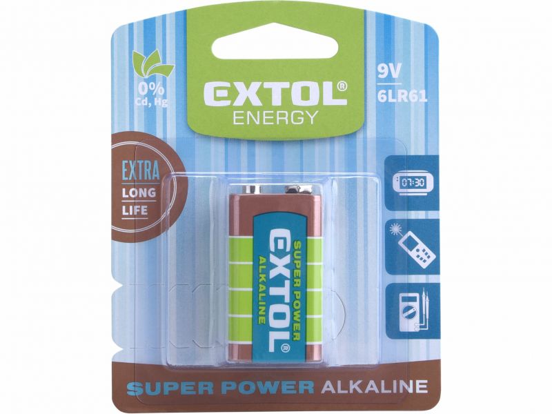 Batéria 6LR61 alkalická 9V