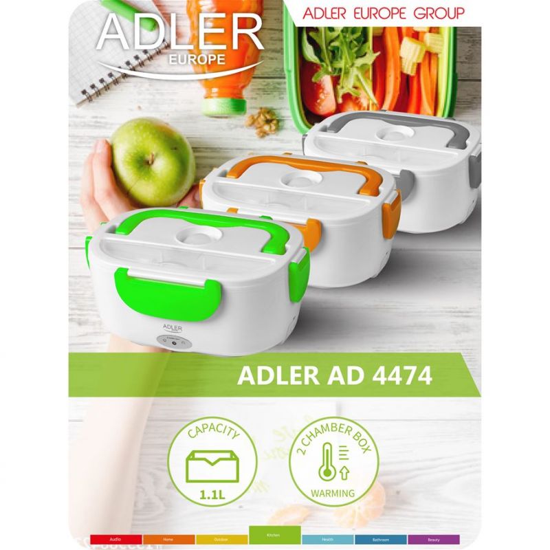 Obedár elektrický vyhrievaný ADLER AD 4474, oranžový foto7