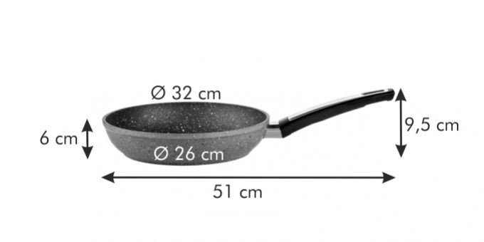 Kinekus Panvica i-PREMIUM Stone ¤ 32cm