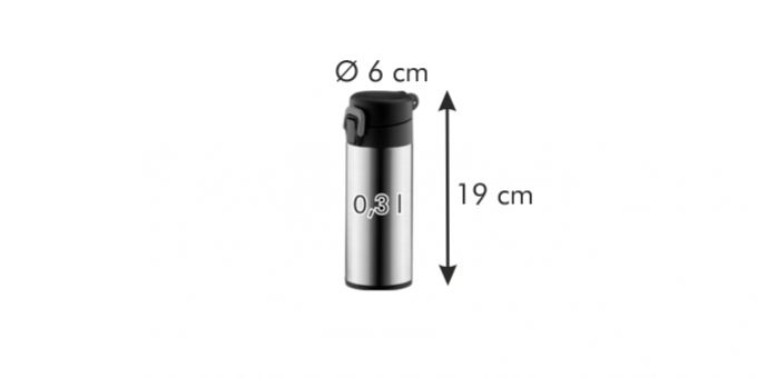 TESCOMA Sport termoska so zámkom CONSTANT 0,3 l, nerez