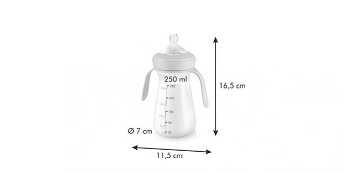 Kinekus Fľaša PAPU PAPI 250 ml, modrá