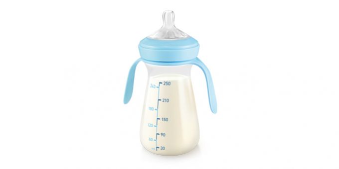 Kinekus Fľaša PAPU PAPI 250 ml, modrá