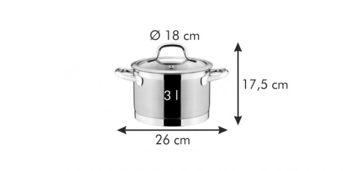 Kinekus Hrniec PRESIDENT s pokrievkou ¤18cm,3.0l