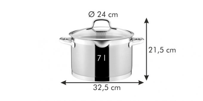 TESCOMA Hrniec President s cediacou pokrievkou, 24cm 7L