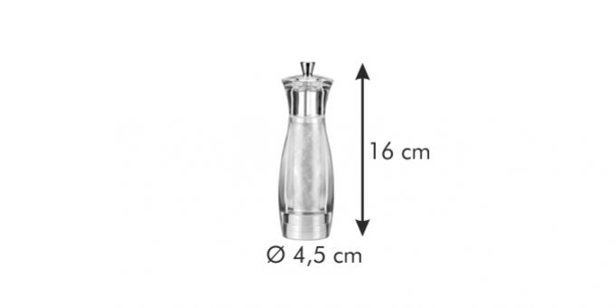 Kinekus Mlynček na soľ VIRGO 16cm