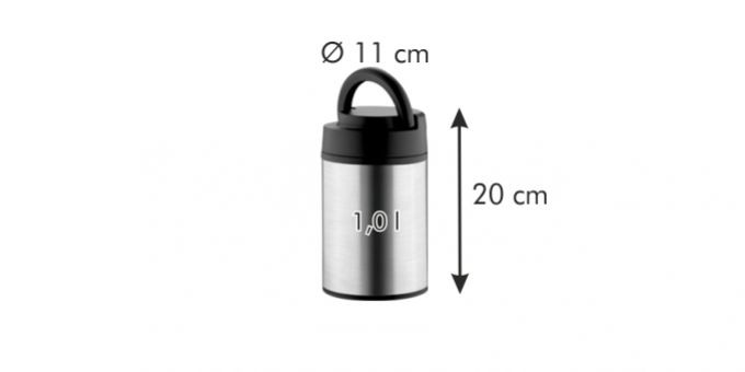 Kinekus Termoska na potrav.CONSTANT 1.0 l, nerez