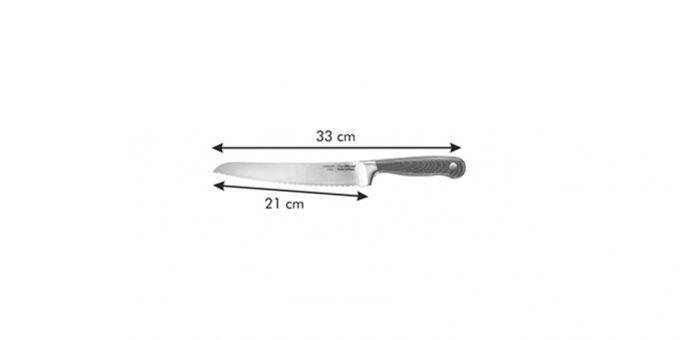 TESCOMA Nôž na chlieb FEELWOOD 21 cm