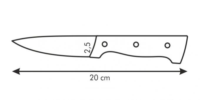 Kinekus Noz univerz. HOME PROFI 9 cm