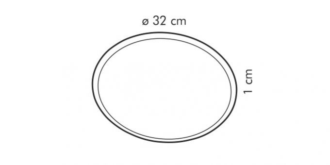 Forma na pizzu DELÍCIA, 32 cm