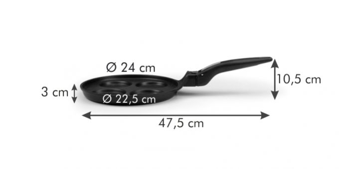 Kinekus Panvica na volské oka SmartCLICK, 24cm