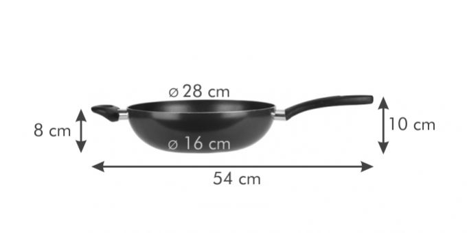 Kinekus Wok panvica PRESTO 28cm