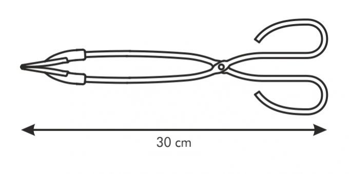 Kinekus Kliešte na gril nylon. PRESTO 30cm