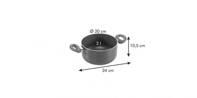 Kinekus Kastról MANICO ROSSO, 20cm, 3,0L