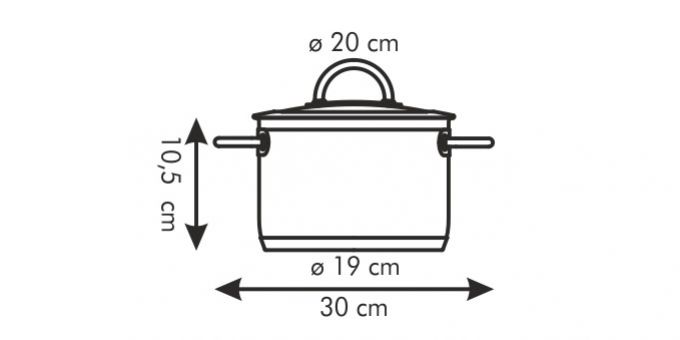 Kinekus Kastról VISION priemer 20cm s pokrievkou 3,0L