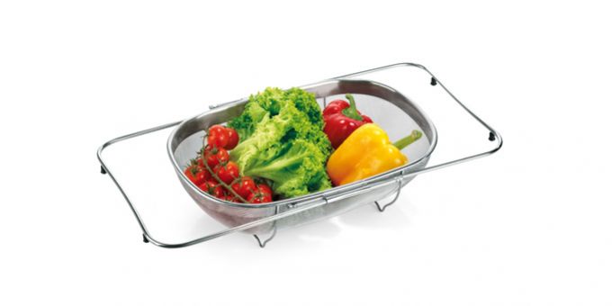 Kinekus Cedník nerez 34x24cm GrandCHEF nastaviteľný