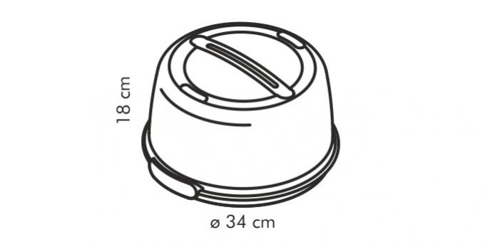 TESCOMA Podnos chladiaci s poklopom 34cm DELICIA