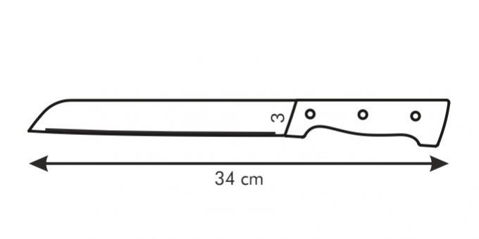 TESCOMA Nôž na chlieb Home PROFI 21cm