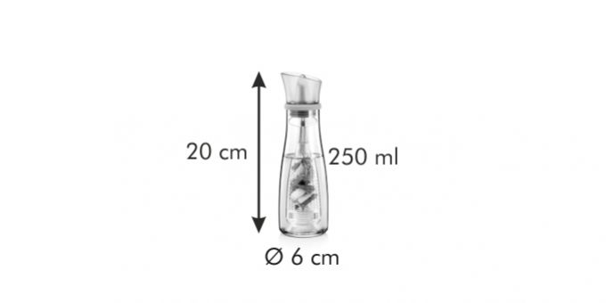 Kinekus Nádoba na olej VITAMINO 250ml so sitkom